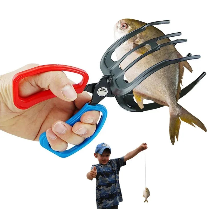 Professional Title: "Multi-Functional Fishing Pliers with Scissors, Forceps, and Claw Grip - Tackle Tool for Catching and Handling Fish"