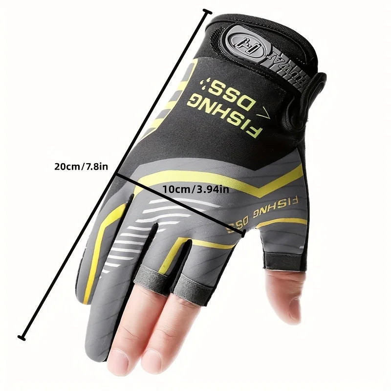 Anti-Slip Breathable Summer Fishing Gloves